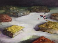 Meda Norbutaitė „Minčių perlai“, 2015, 60 x 80, aliejus, drobė